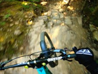 Riding Fast on my new bike - Downhill track at...