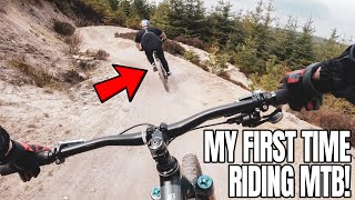 FIRST TIME ON MTB DIDNT GO GREAT!‍♂️
