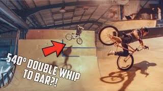 I TRIED TO 540° DOUBLE WHIP TO BAR!