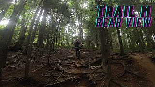 Rear View of Trail M [Snowshoe Bike Park]