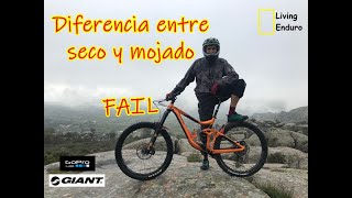 CAIDA MTB  | Diferencia entre seco y mojado |...
