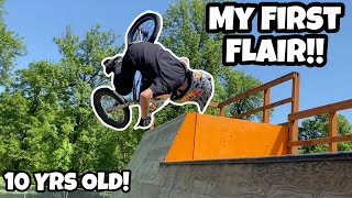 My First FLAIR!! @CaidenBMX