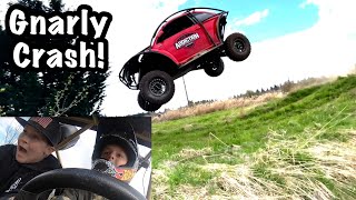 Gnarly Crash! Caiden gets Crazy at NBA...