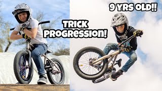 End of 9!! Caiden's Freestyle BMX Trick Riding...