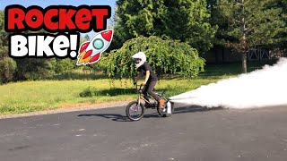 Riding A Rocket Bike!