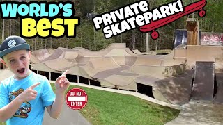 Riding The World's BEST Backyard Skatepark!