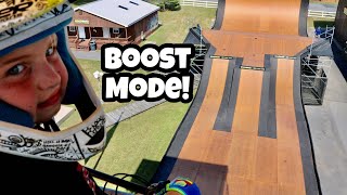 FULL SEND! Jumping the MINI MEGA RAMP!...