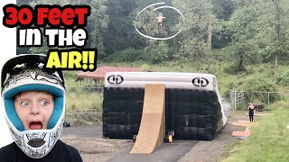 Would You Jump It?! First Time Jumping My MEGA...