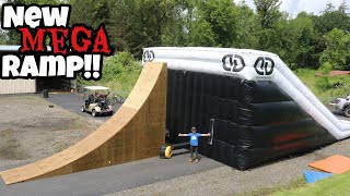 Building My NEW MEGA RAMP!! Nitro Circus?!