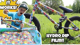Hydro Dipping My Bike With Cartoon Transfer...