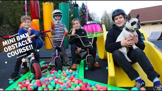 Mini Bmx Obstacle Course!! Fatboy Mini Rocker...