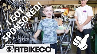 I got sponsored by Fit Bike! - Custom 14' Bike...
