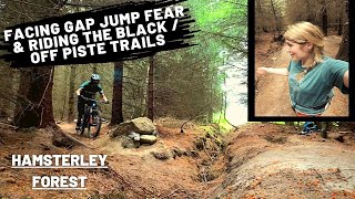 Facing Gap Jump Fear! Off Piste & Black...