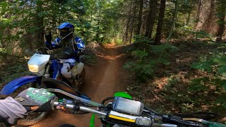 Exploring Foresthill 'Trail 3-3' with the KLX230R