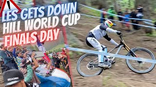 LES GETS DOWN HILL WORLD CUP FINALS DAY...