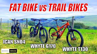 Fat Bike vs Trail Bikes - Can it keep up?