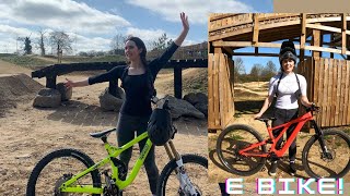 BIKE PARKS ARE OPEN! | I TRIED AN E BIKE FOR...