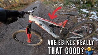 HOW GOOD IS THE EBIKE ON STEEP TRAILS?!