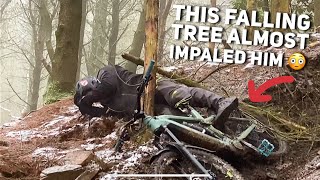 WHAT A WAY TO FINISH 2020!! HE HIT A TREE AND...