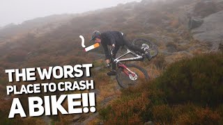 YOU DO NOT WANT TO CRASH YOUR BIKE HERE!!