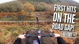 FIRST SENDS ON THE NEW 40 FOOT ROAD GAP!!!