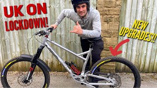 LOCKDOWN IN THE UK! NEW UPGRADES ON THE BIKE...