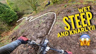 THIS SUPER STEEP TRAIL WAS SO HARD TO RIDE IN...