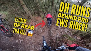 TRYING TO FOLLOW A PRO EWS RIDER IS NEVER A...