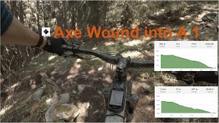 Axe Wound into A1 | Super nice trail in Les Arcs