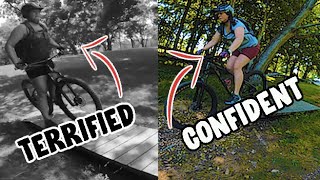 Kim's one year progress at Two Rivers Bike...
