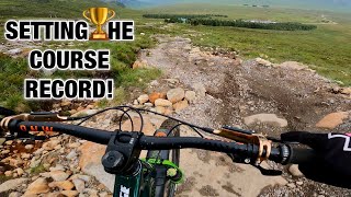 SETTING THE COURSE RECORD!!! (GLENCOE RED RUN)