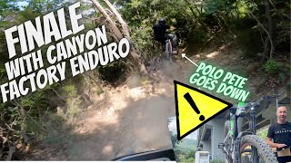 Riding Finale with Canyon Factory Enduro Team...