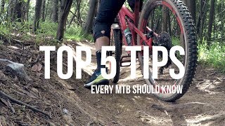 Top 5 tips every mountain biker should know
