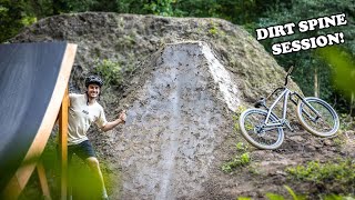 We Build and Ride a MASSIVE 9ft MTB Dirt...
