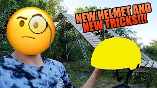 NEW HELMET AND NEW TRICKS!!!