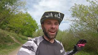 RIDING OFF PISTE MTB TRAILS IN GROGLEY WOODS...
