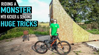 SENDING HUGE MTB TRICKS ON A MONSTER SLOPE...