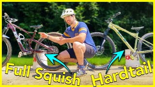Bunny Hop on Hardtail vs Full Suspension; is...