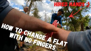 ⚡️ How to change a Flat with no fingers?...