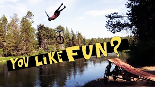 Bike Park Laps & River Jumping