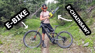 We figured out the PERFECT trail maintenance...