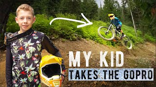 My kid takes over the channel and SENDS IT