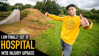 I AM OUT OF HOSPITAL AFTER MY WORST MTB CRASH...