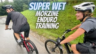 WET Morzine Enduro training with Charles...
