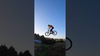 BACKYARD MTB DIRT JUMP LINE #shorts #mtb