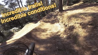 Crazy conditions up at setmurthy | lakes mtb...
