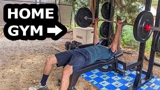Setting up our HOME GYM and riding some old...