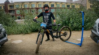 EX PRO SKIER ROBBIE DIXON RACES HIS FIRST DH...