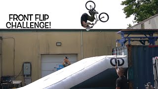 The Front Flip Drop In Challenge!