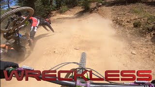 Carnage at Snow Summit Bike Park (Flat Tire,...